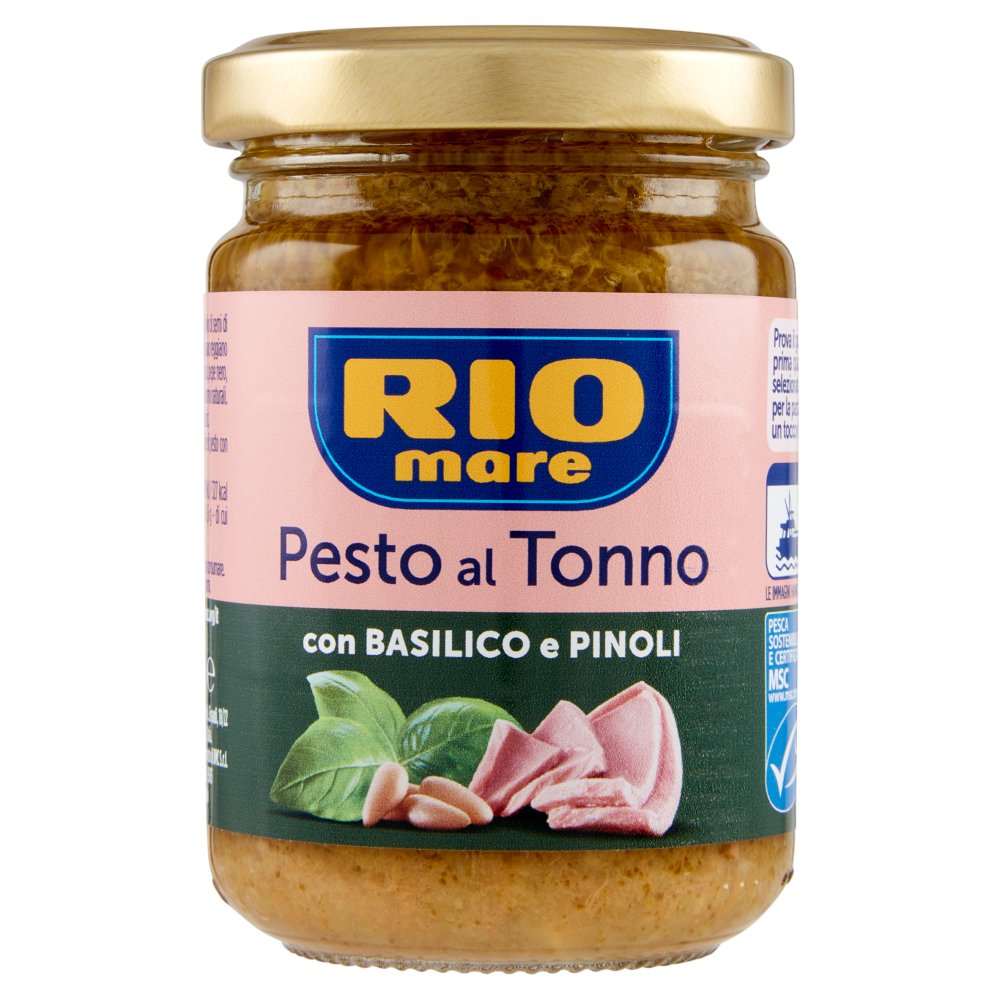 Rio Mare Pesto al Tonno con Basilico e Pinoli Gr.130