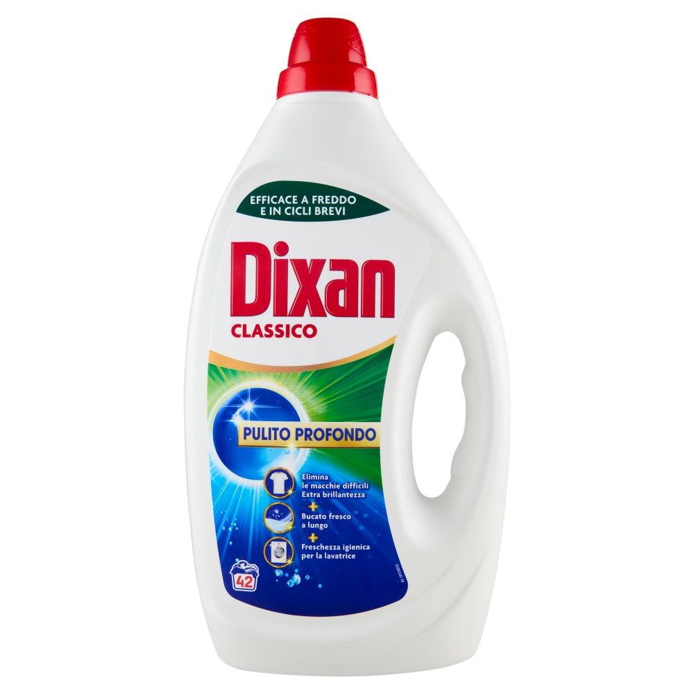 Dixan Liquido Detersivo Lavatrice Classico 42 Lavaggi Ml.1890