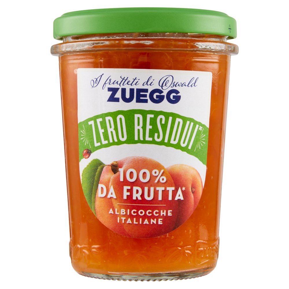 Zuegg Confettura di Albicocche Italiane I frutteti di Oswald Zero Residui Gr.230