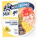 Nostromo Mix&go Mediterranea Piatto Pronto con Tonno, Farro e Capperi Gr.190