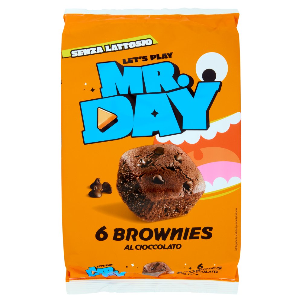 Mr.Day Brownies al Cioccolato Pz.6 Gr.210
