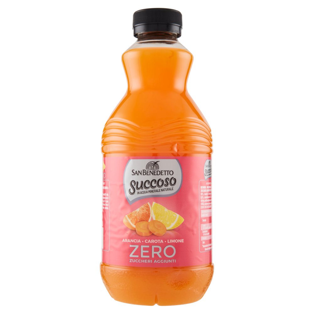 San Benedetto Succoso Zero Arancia Carota Limone Cl.90