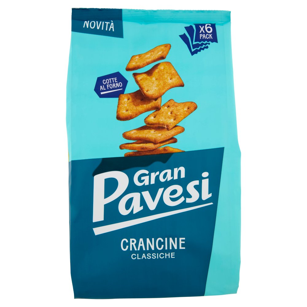Gran Pavesi Crancine Classiche Snack Cotte al Forno Pz.6 Gr.180