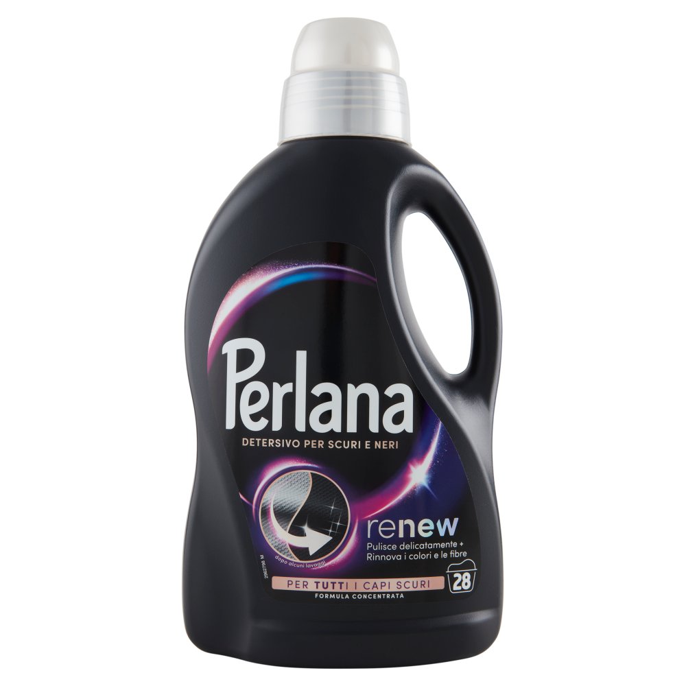 Perlana Detersivo Capi Scuri e Neri 28 lavaggi Ml.1.400