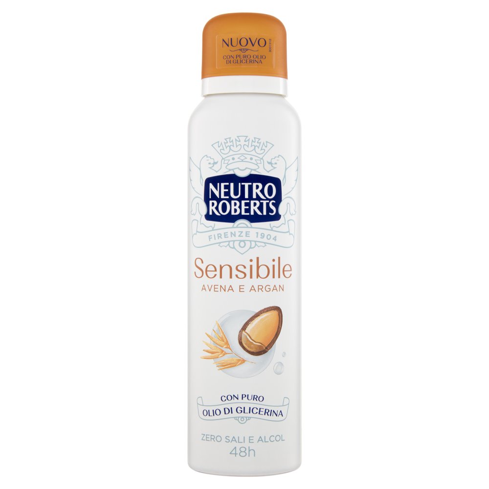 Neutro Roberts Deodorante Spary Sensibile Avena e Argan Ml.150