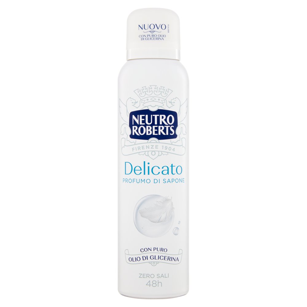 Neutro Roberts Deodorante Spray Delicato Profumo di Sapone Ml.150