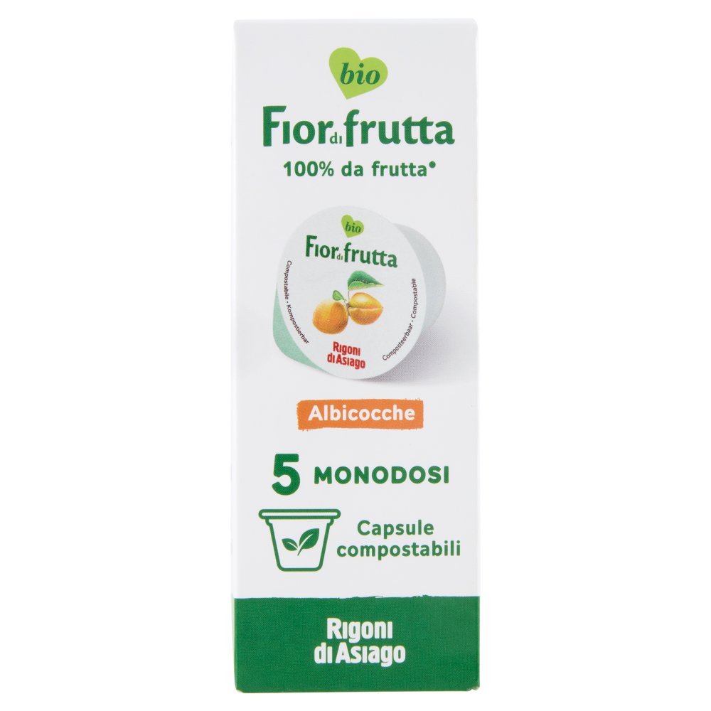 Rigoni di Asiago Fiordifrutta Bio Albicocche Pz.5 X Gr.20
