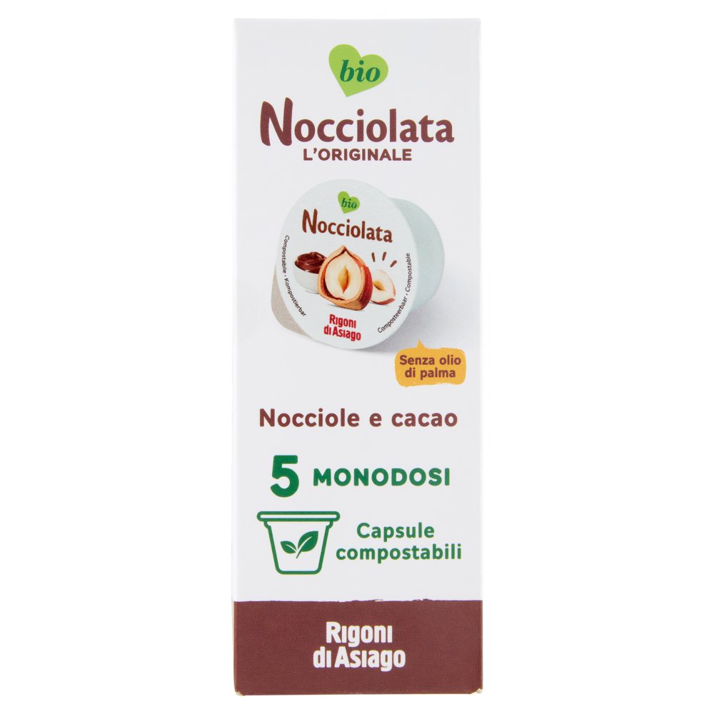Rigoni di Asiago Nocciolata l'Originale Bio PZ.5 X Gr.20