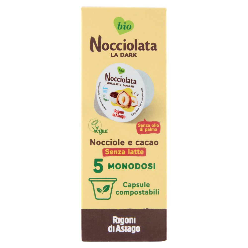 Rigoni di Asiago Noccolata la Dark Senza Latte Bio Pz.5 X Gr.20