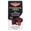 Novi Tavoletta Cioccolato Fondente Nero -30% di Zuccheri Gr.100