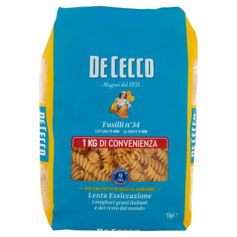 De Cecco Fusilli N°34 Kg.1