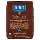 De Cecco Integrale Conchigliette Piccole N°53 Gr.500