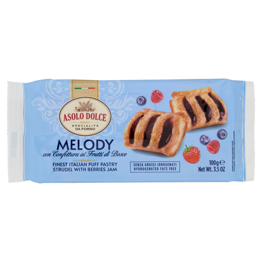 Asolo Dolce Melody con Confettura ai Frutti di Bosco Gr.100