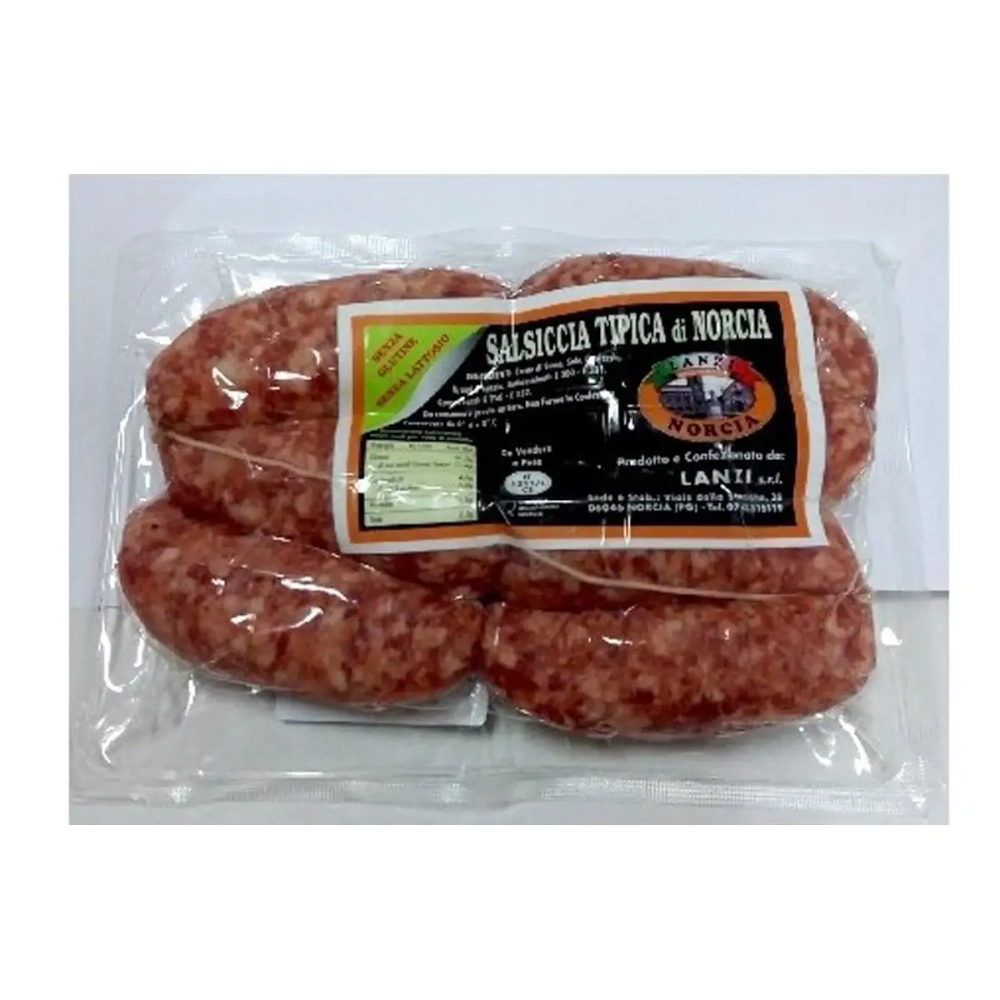 LANZI SALSICCIA FRESCA NORCIA SOTTOVUOTO GR.400 PZ.12