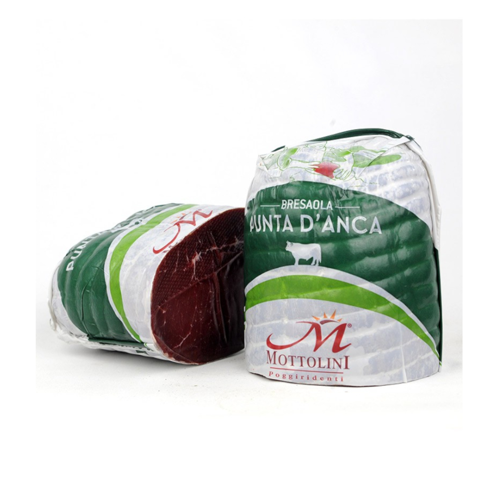 MOTTOLINI BRESAOLA PUNTA D'ANCA IGP 1/2 KG.1,5 PZ.4