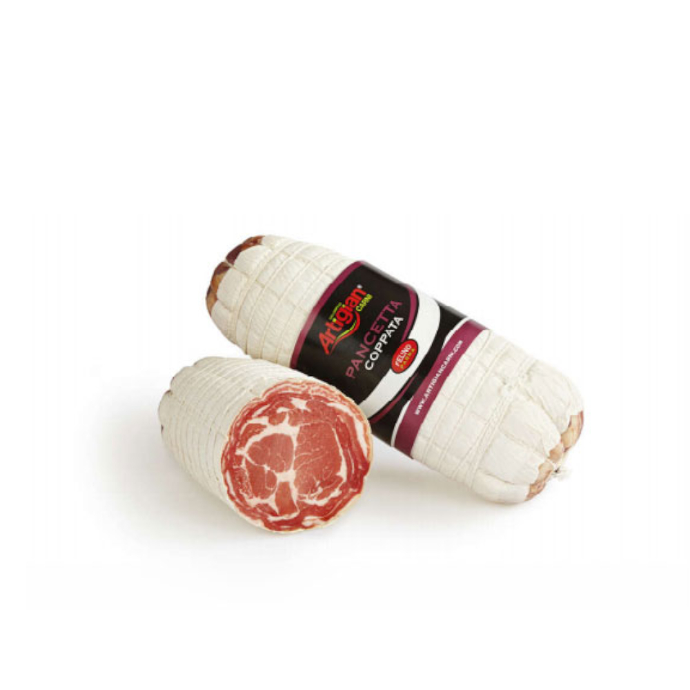 ARTIGIAN CARNI PANCETTA COPPATA 1/2 SOTTOVUOTO KG.2,5 PZ.4
