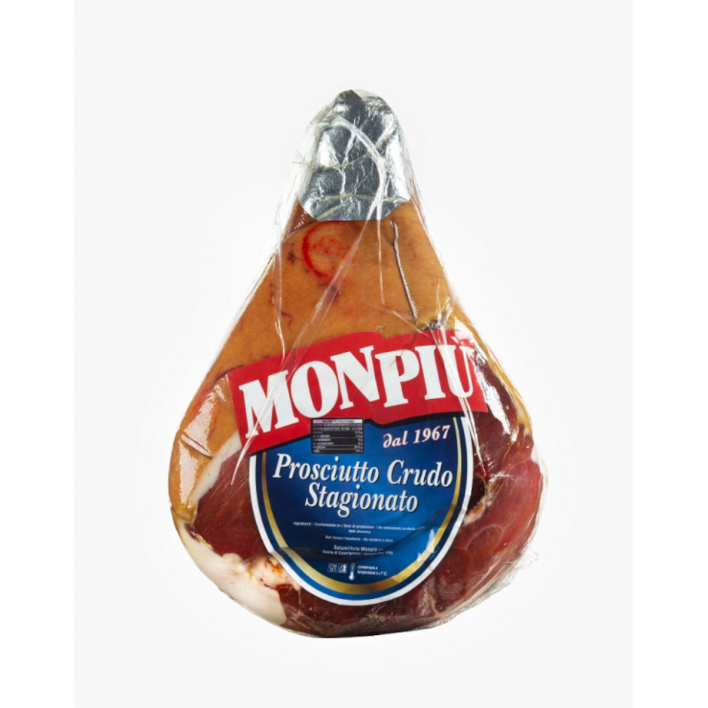 MONPIU'CRUDO NAZIONALE SENZA OSSO 16 MESI  KG.9 PZ.2