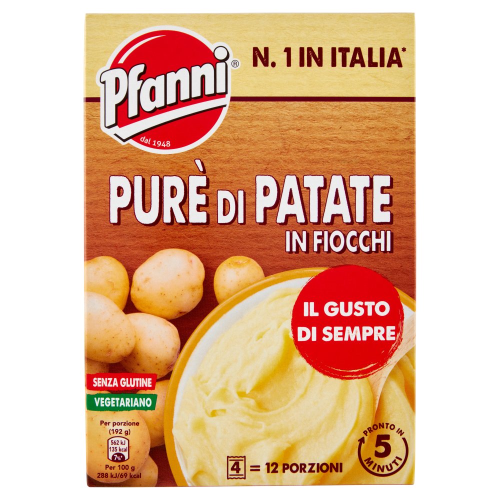Pfanni Pure'Di Patate in Fiocchi Gr.75 Pz.4