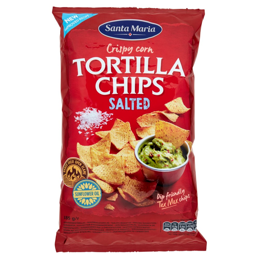 Santa Maria Tortillas Chips Salted Gr.185