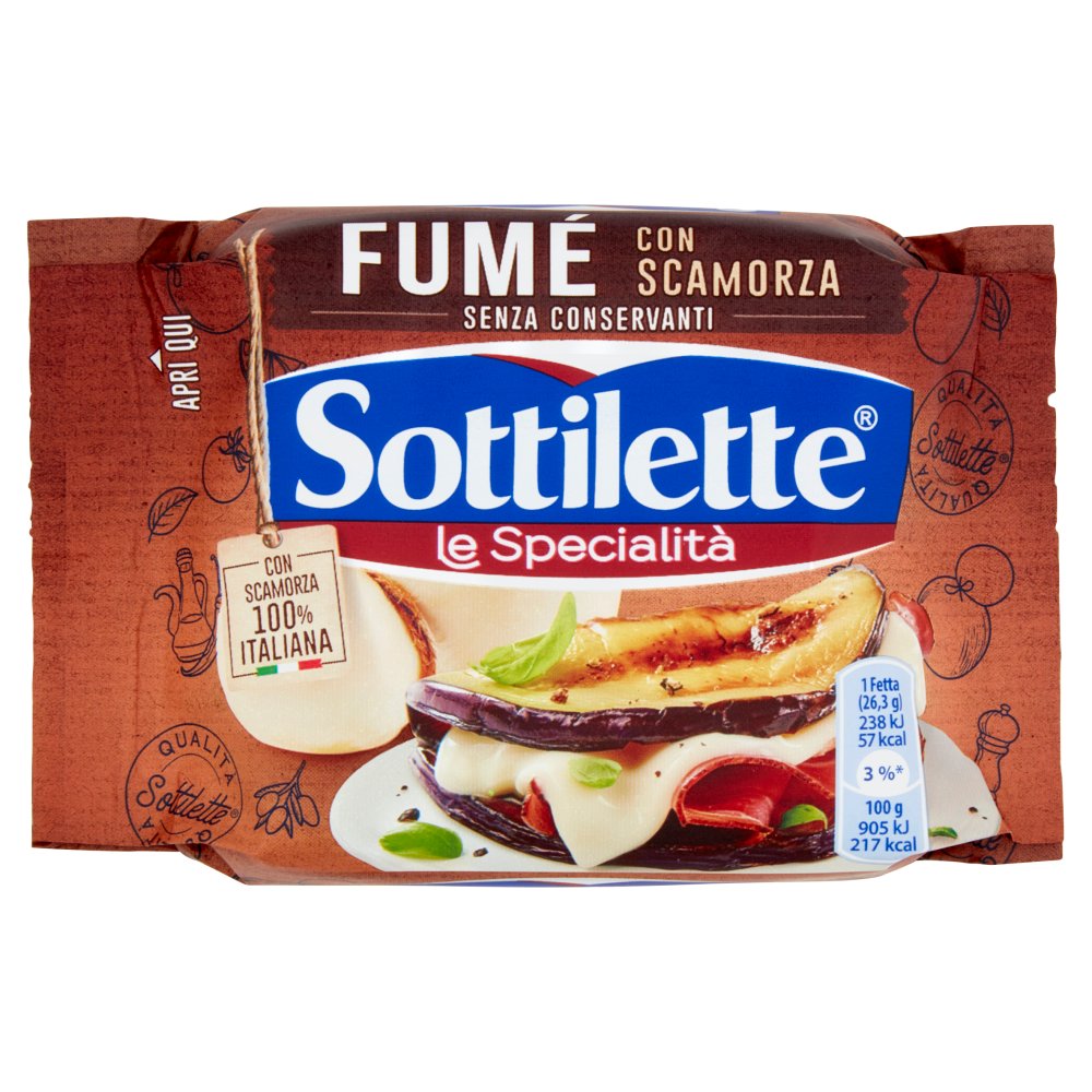 Sottilette Fume' con Scamorza Gr.158