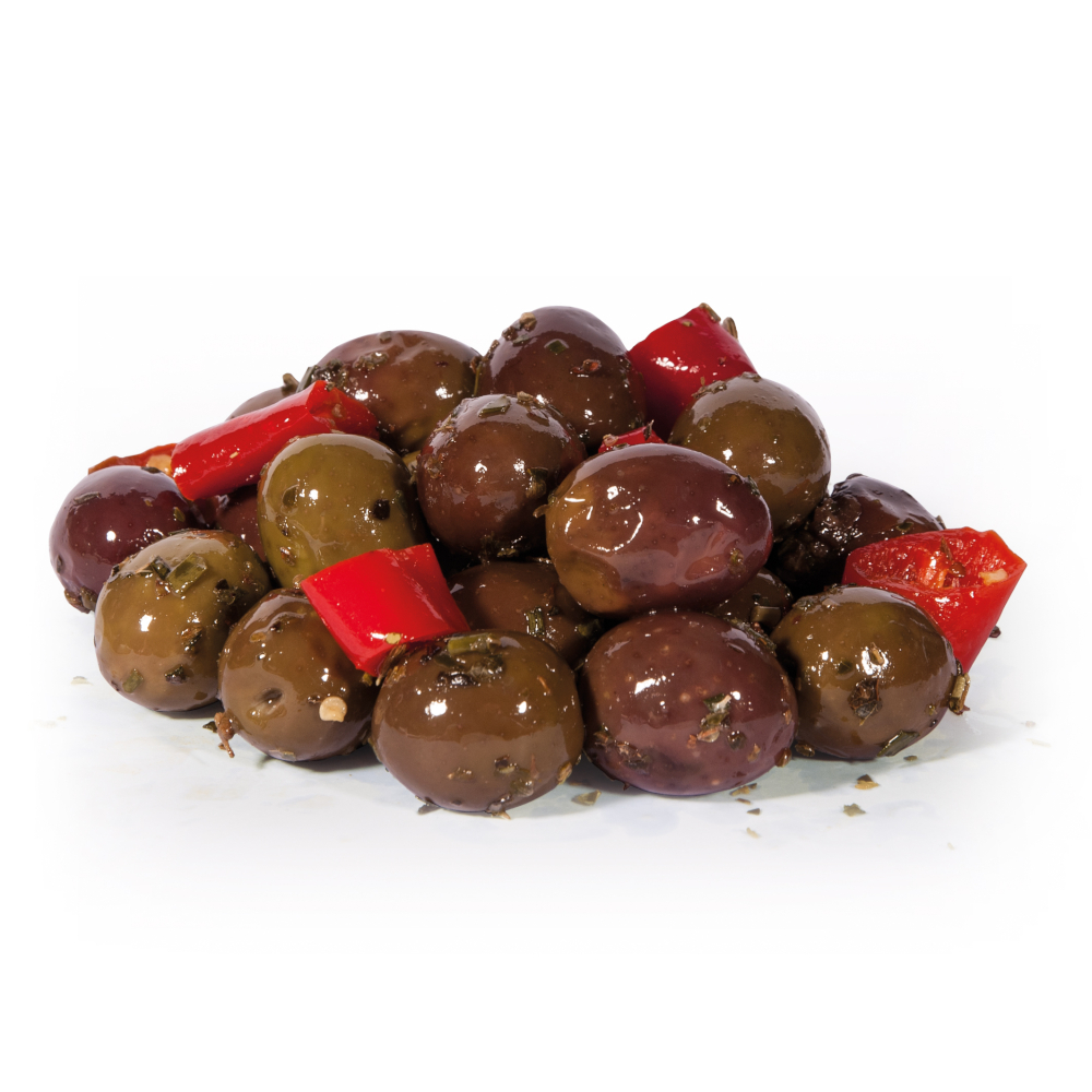 Luliva Olive Rosate Piccanti Vaschetta Kg.3
