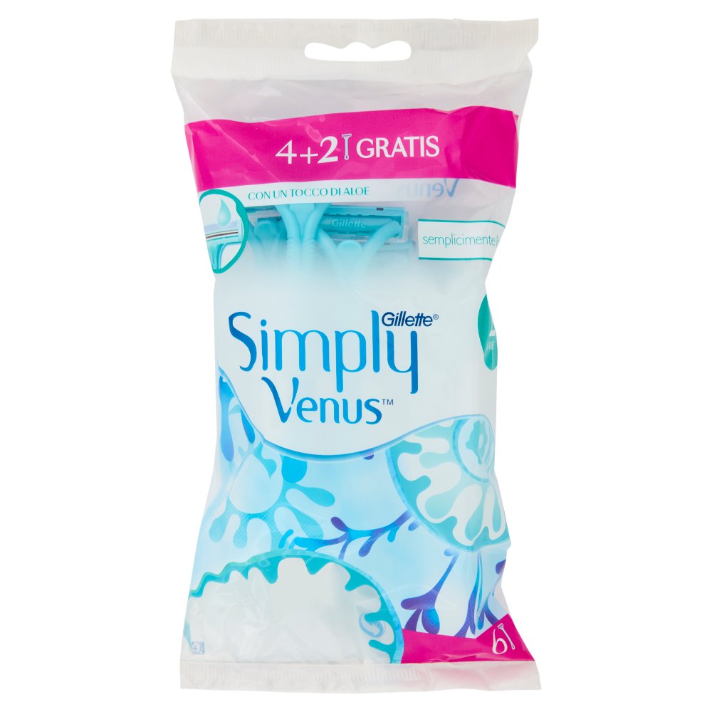 VENUS RASOIO SIMPLY2 X 4+2