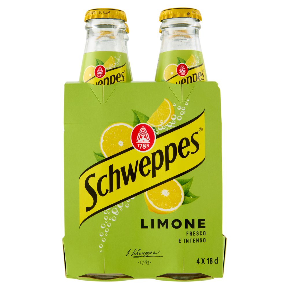 SCHWEPPES LIMONE ML.180X4