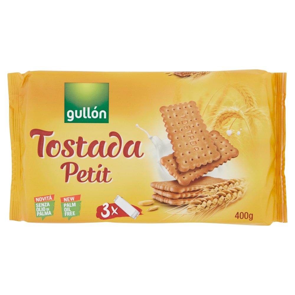 GULLON TOSTADA PETIT GR.400 SENZA OLIO D I PALMA
