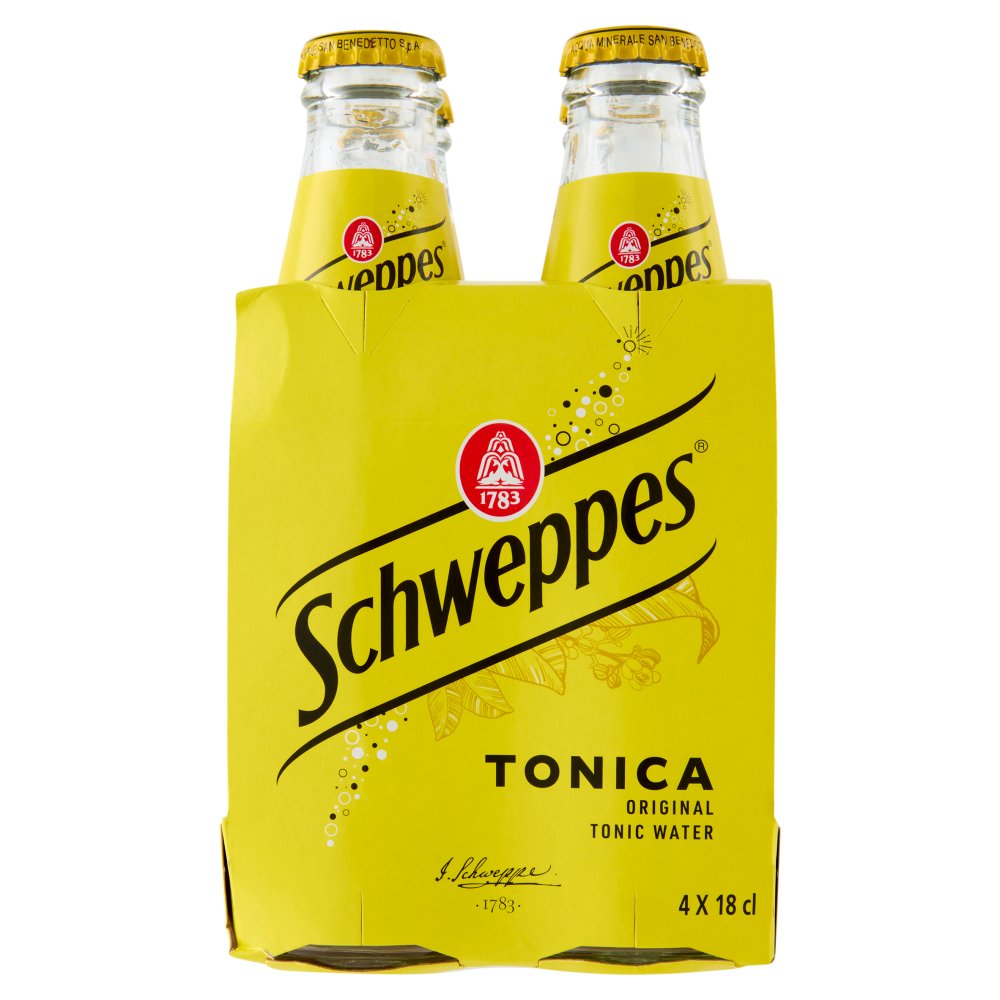 SCHWEPPES TONICA ML.180X4