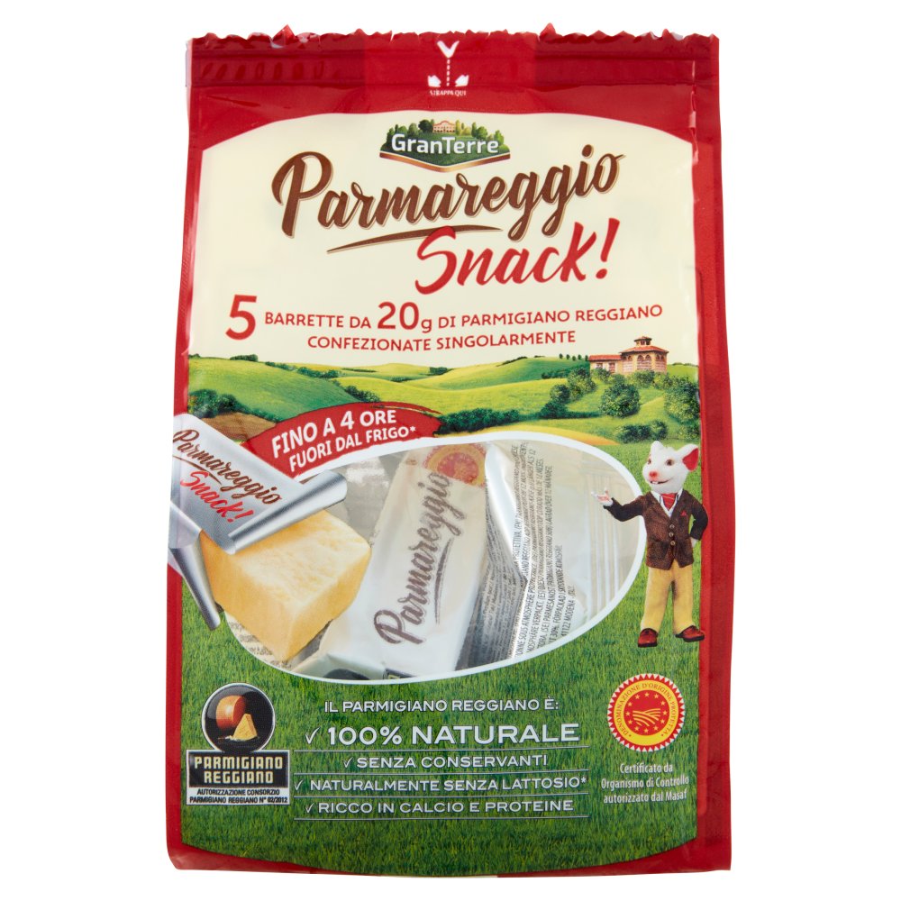 PARMAREGGIO PARMIGIANO REGGIANO SNACK GR .20X5