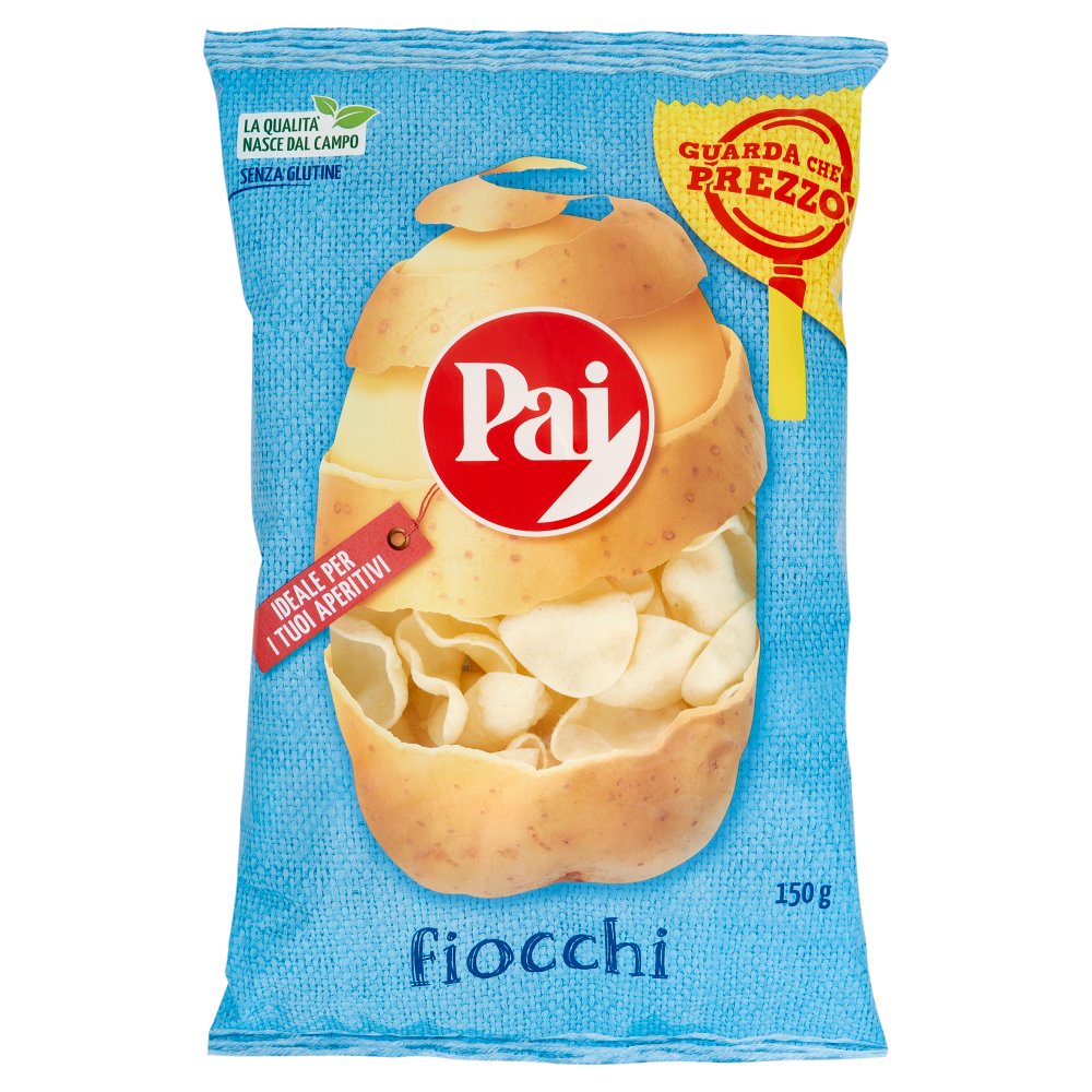 PAI PATATINE BIANCHI FIOCCHI TRASPARENTI GR.150