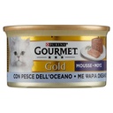 GOURMET GOLD MOUSSE PESCE GR.85