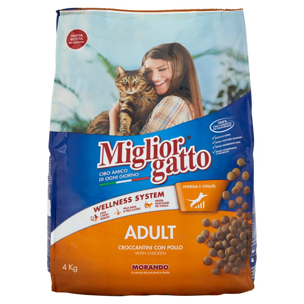 MIGLIOR GATTO CROCCHETTE KG.4 POLLO