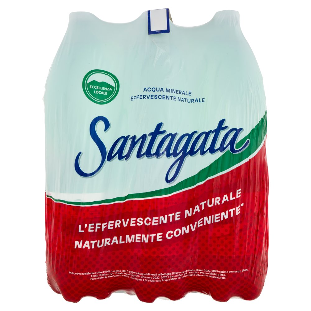 ACQUA SANTAGATA LT 1.5 EFFERVESCENTE NAT URALE