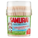 SAMURAI STUZZICADENTI X 500PZ  DOPPIA PU NTA BETULL