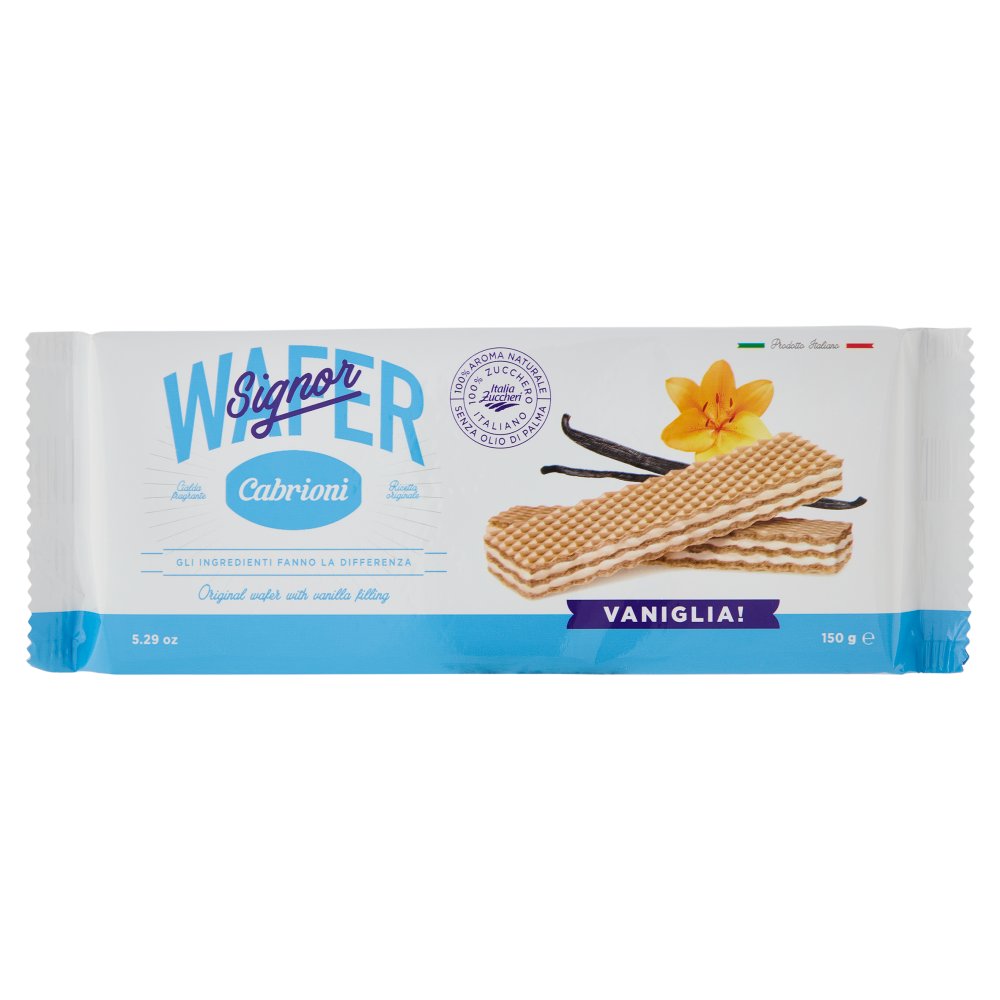 CABRIONI WAFER PIU'GR.150 VANIGLIA
