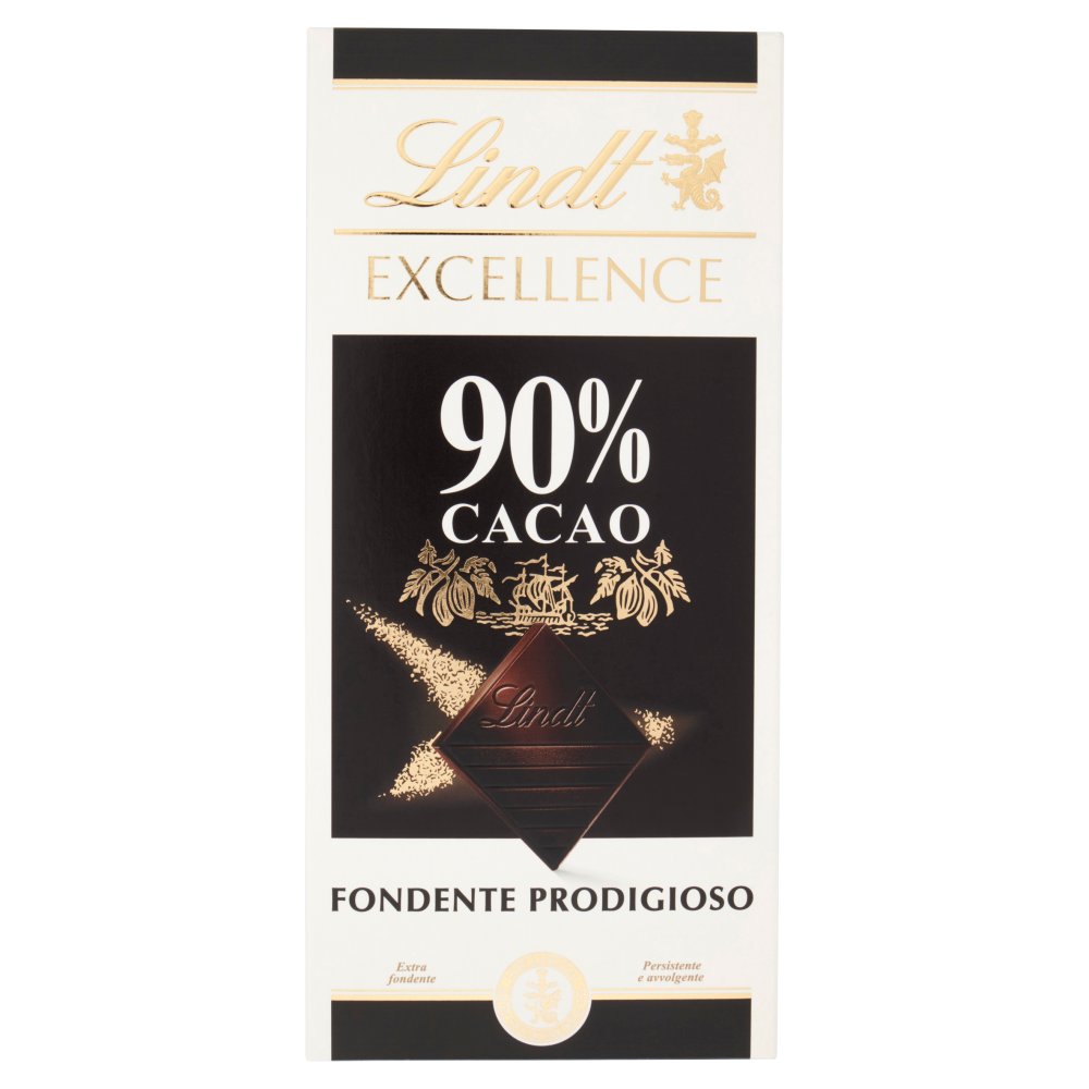 LINDT EXCELLENCE TAVOLETTA CACAO 90% GR. 100