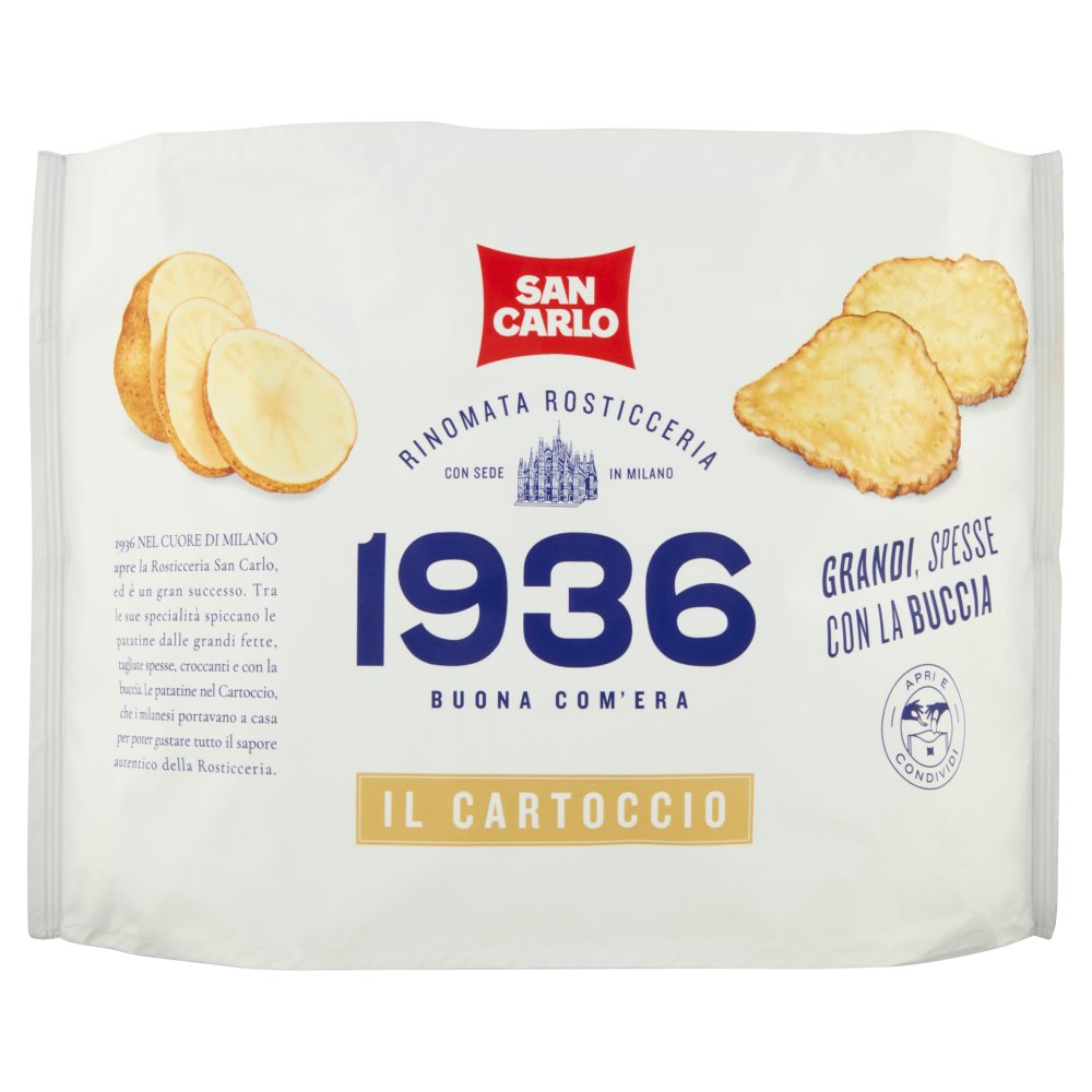 SAN CARLO 1936 PATATINE GR.170 IL CARTOCCIO