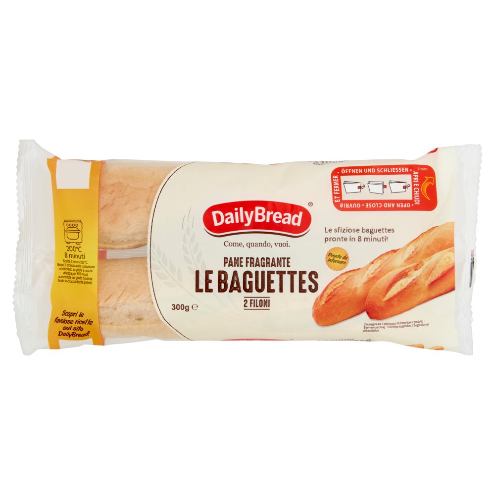 DAILYBREAD BAGUETTE PRECOTTE X2 GR.300