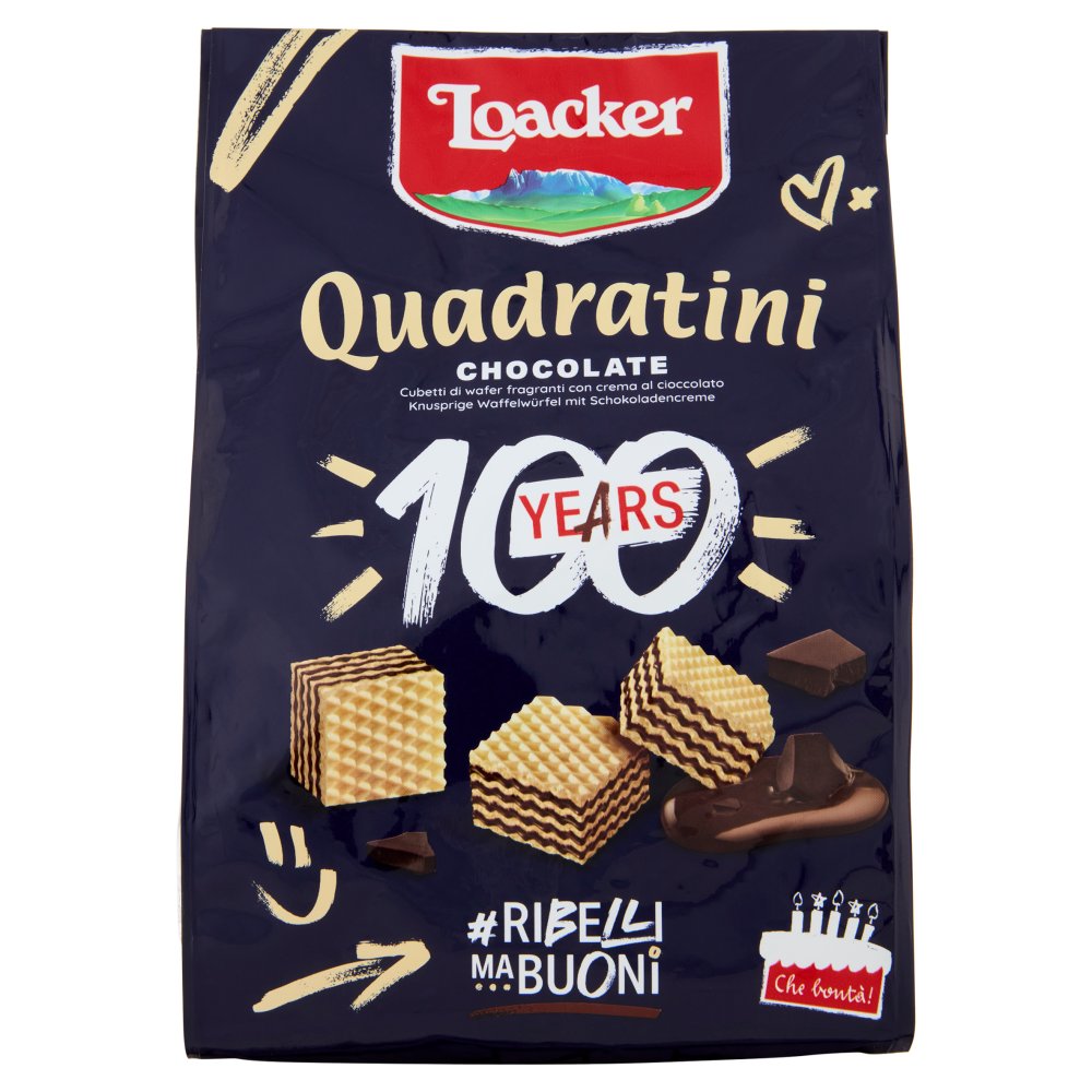 LOACKER WAFER QUADRATINI GR.250 KAKAO