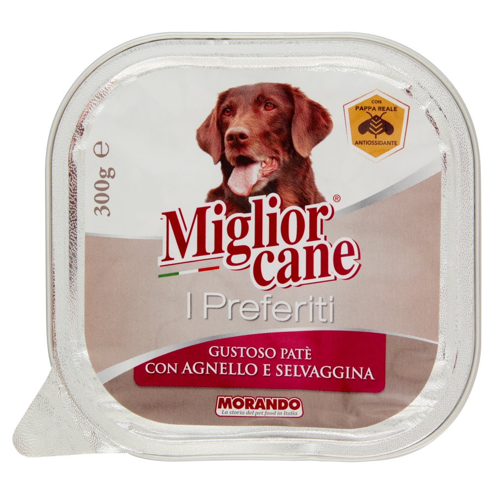 MIGLIOR CANE PREFERITI VASCHETTA GR.300 AGNELLO/SE