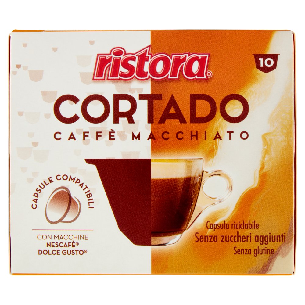 RISTORA CAFFE'CORTADO X10 CAPSULE GR.8 D OLCEGUSTO