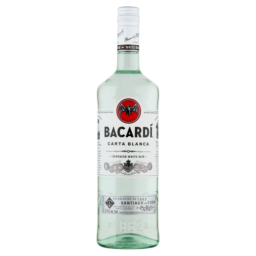 BACARDI CARTA BLANCA 37.5Â° CL.100