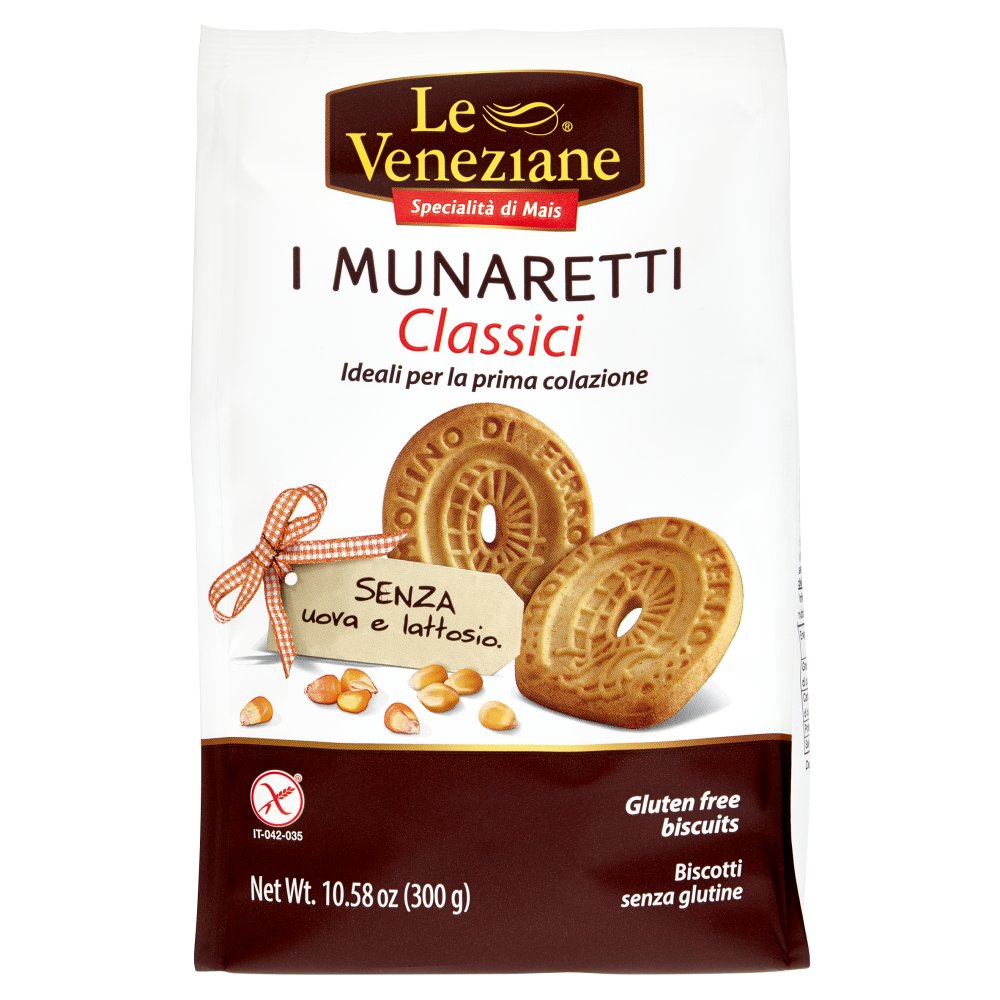 LE VENEZIANE MUNARETTI GR.300 BISCOTTI S /GLUTINE