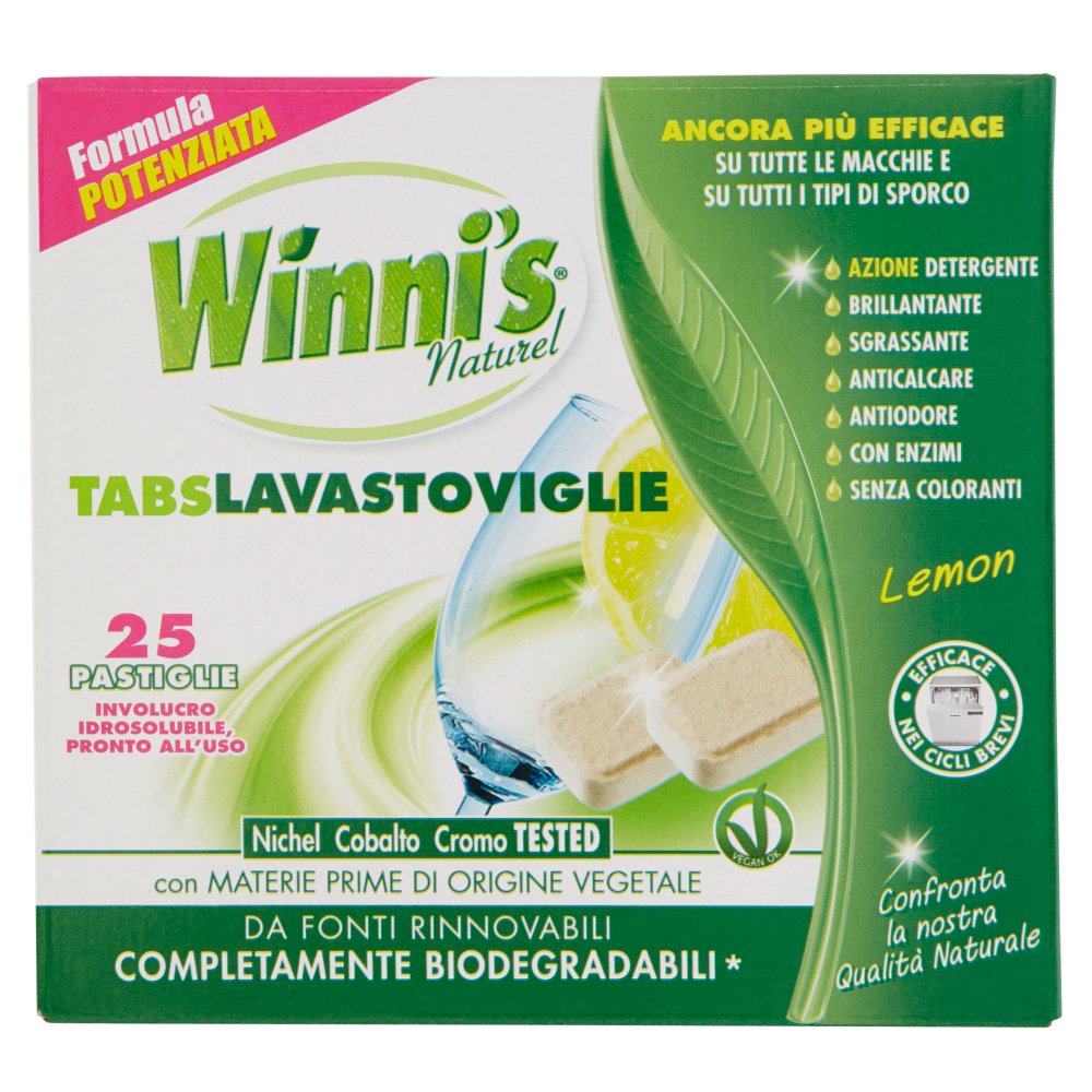 WINNI'S TABS LAVASTOVIGLIE 25 PZ