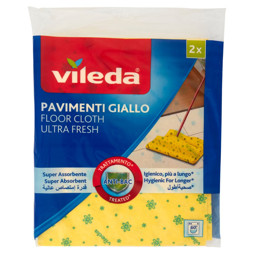 VILEDA PAVIMENTI PANNOGIALLO X 2