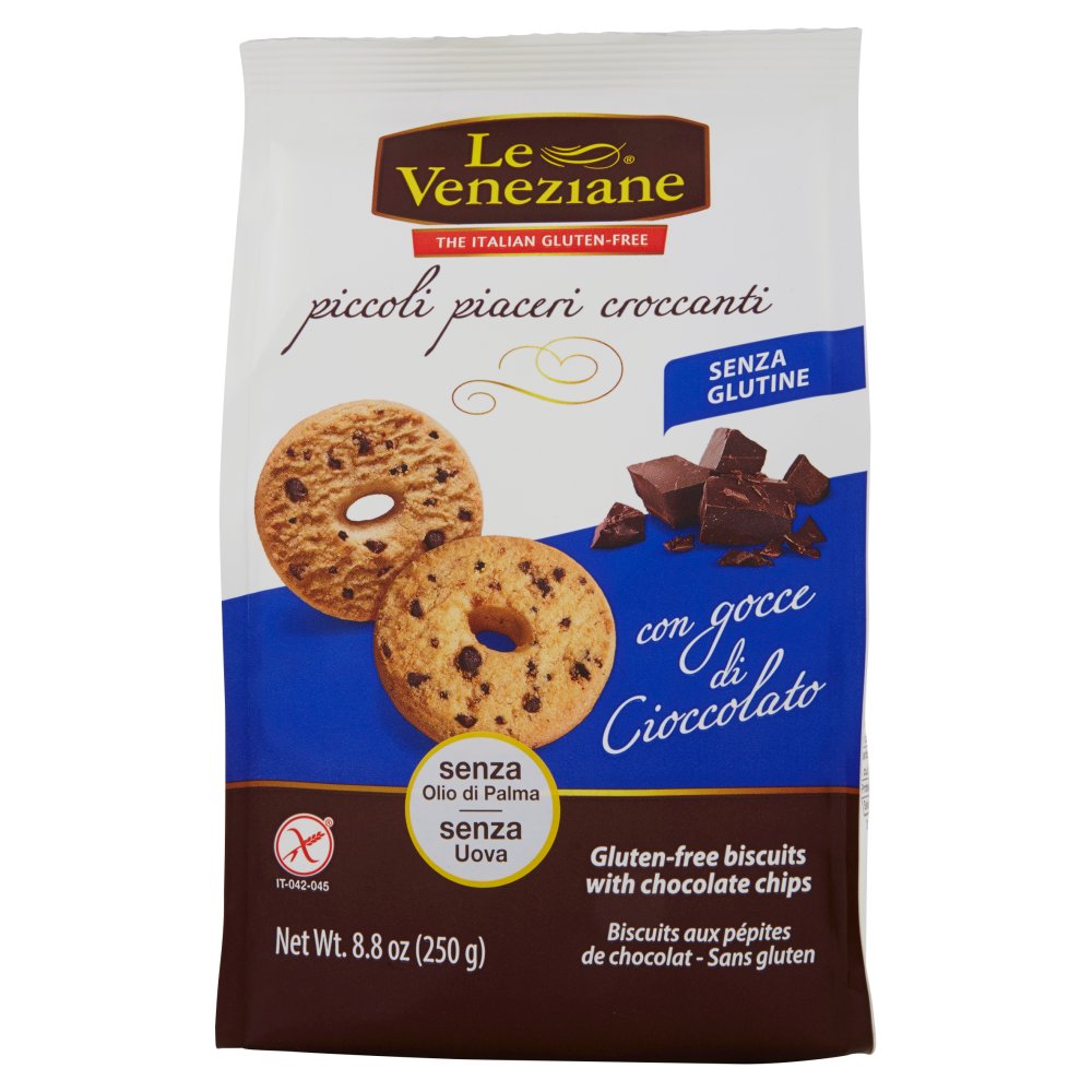 LE VENEZIANE FROLLINI GOCCE DI CIOCCOLAT O GR.250
