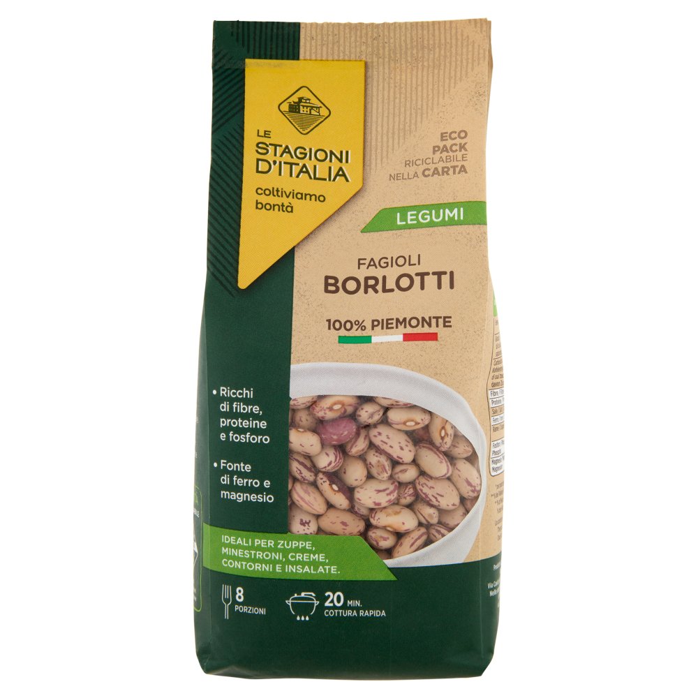 LE STAGIONI D'ITALIA FAGIOLI BORLOTTI GR 400