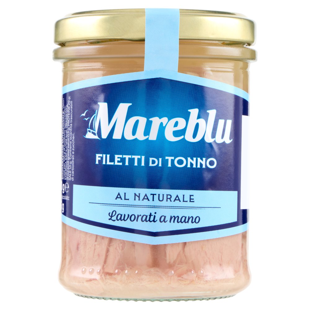 MAREBLU TONNO IN VETRO AL NATURALE GR.18 0