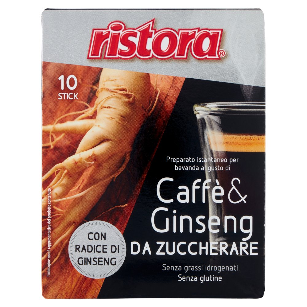 RISTORA CAFFE&GINSENG DA ZUCCHERARE X10 STICK
